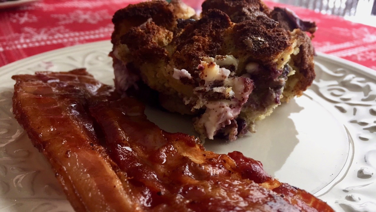 Overnight Blueberry Cream Cheese French Toast